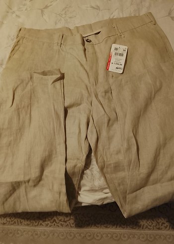 LC Waikiki Bej Keten Sort Rahat Ve Sik Yazlik Model