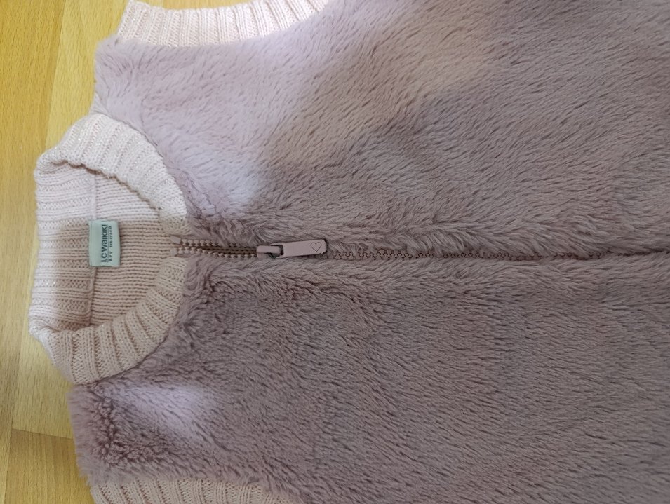 LCW Kız Çocuk Peluş Yelek - Görsel 4