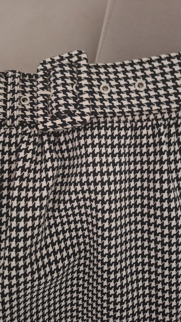 Gri Kareli etek - Görsel 2