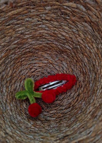 Kiraz Figürlü Çocuk Toka - Görsel 2