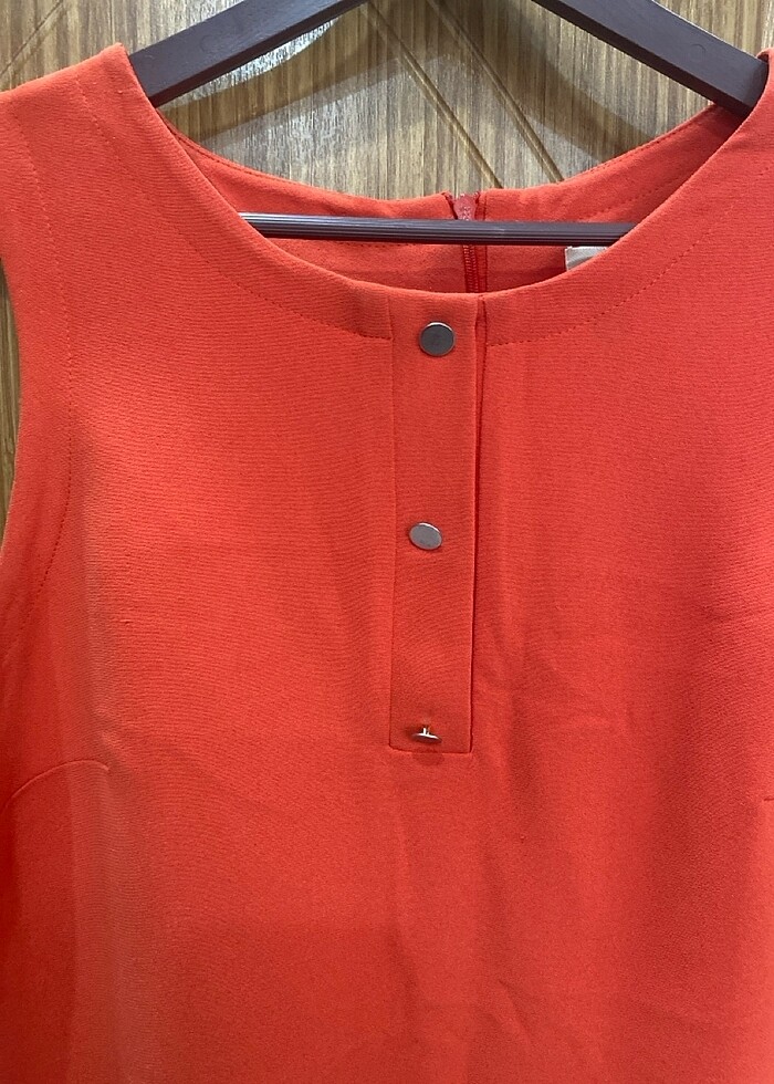 Oranj renk 40 beden elbise - Görsel 2