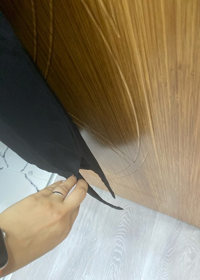 Klasik elbise 42 beden siyah - Görsel 2