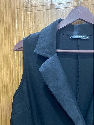 Ofis stili düğmeli elbise 42 beden - Görsel 3