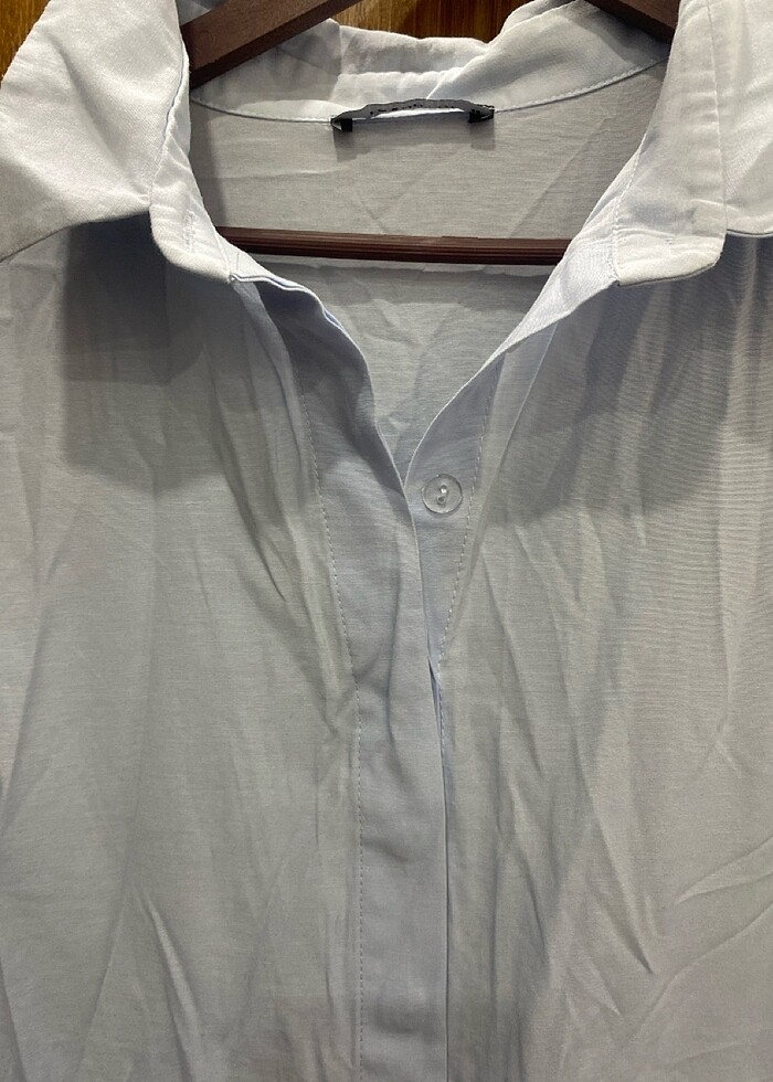 3 renk gömlek elbise 42 beden - Görsel 3