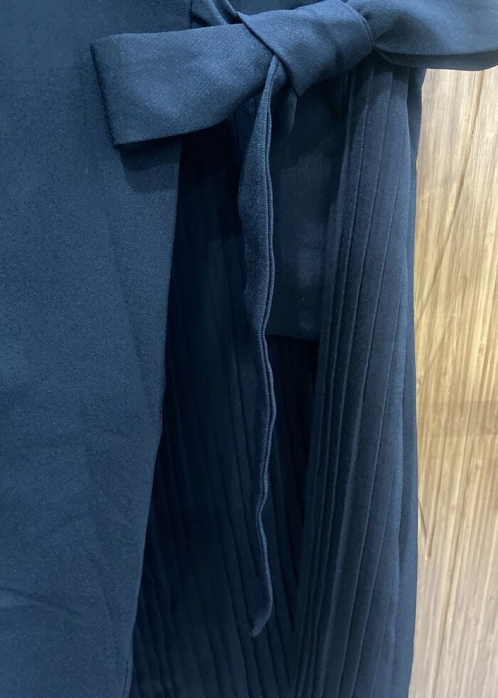 Ofis stili ceket elbise bağlama detaylı 42 beden - Görsel 2