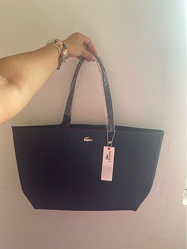 Lacoste çift taraflı çanta