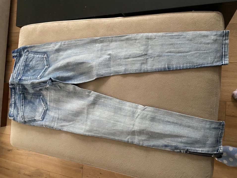 Kot Pantolon açık mavi slim fit likralı - Görsel 2