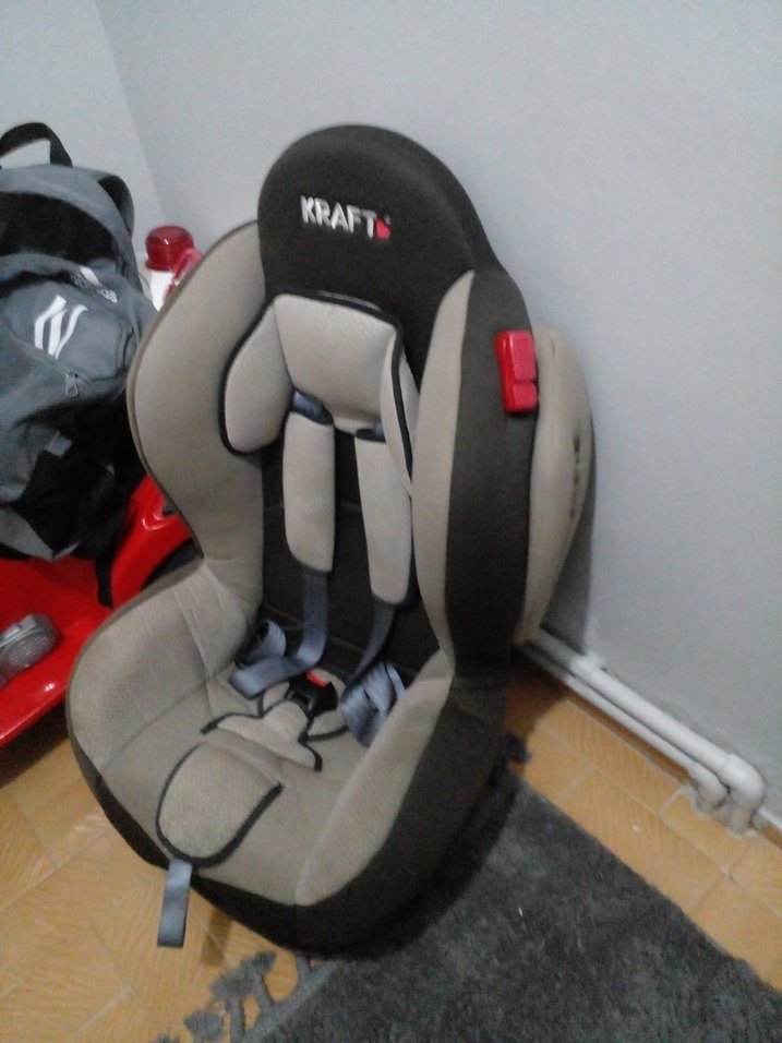 Kraft Gri Çocuk Oto Koltuğu - Görsel 2
