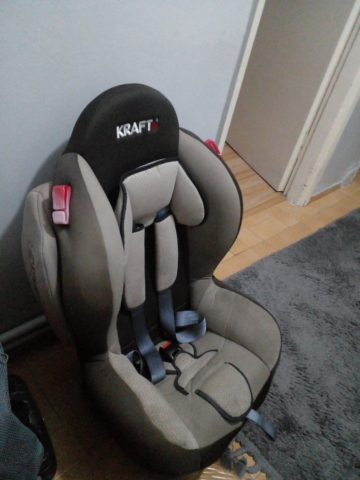 Kraft Gri Çocuk Oto Koltuğu - Görsel 3