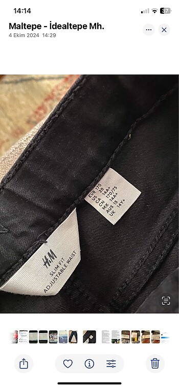 H&M PANTOLON H&M ERKEK ÇOCUK 14 YAŞ