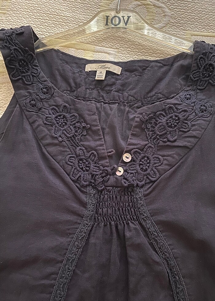 MVİ MARKA KETEN ELBİSE - Görsel 3