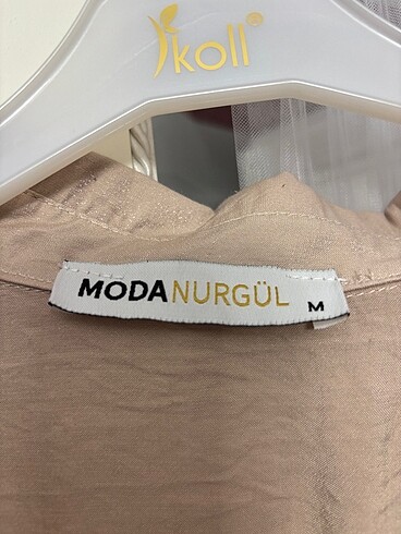 m Beden ten rengi Renk Simli Kumaş Bej Pantolonlu Takım
