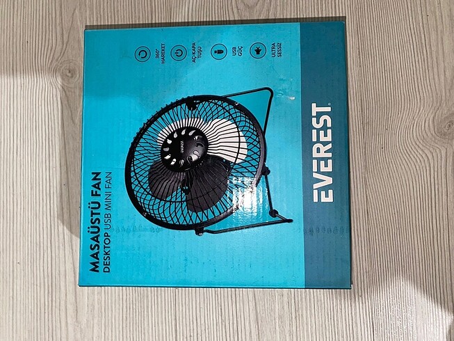 Everest mini masa fanı - Görsel 4