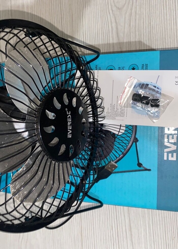 Everest mini masa fanı - Görsel 2