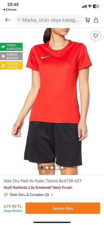 Nike Park VII Jersey BV6728-657 Kadın T-Shirt