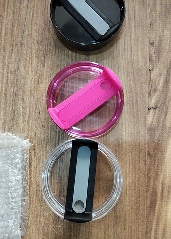 40 oz şeffaf termos için yedek kapak - Görsel 2