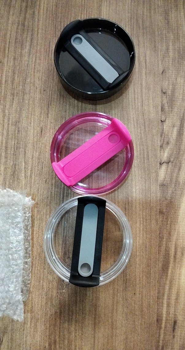 40 oz şeffaf termos için yedek kapak - Görsel 2