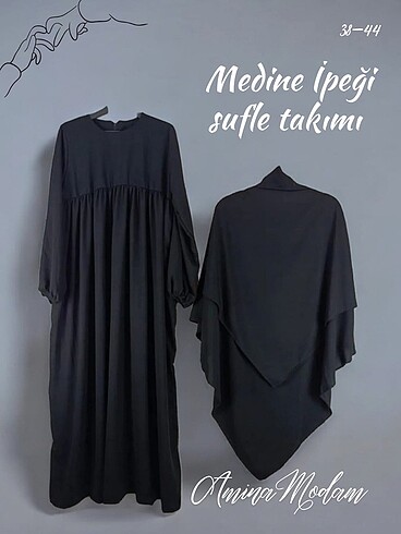 Abaya sufle 2 li set