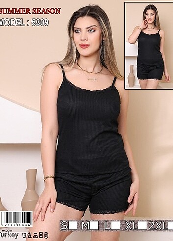 Şortlu pijama takımı 