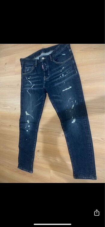 Dsquared damlalı drip pantolon jean