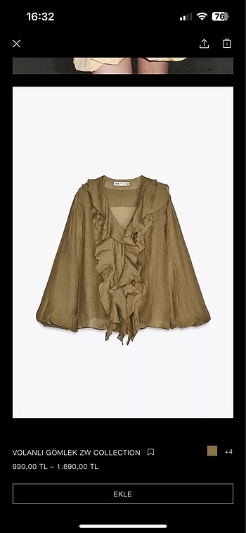 Zara bluz
