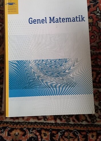 Genel Matematik Anadolu üniversitesi kitabi. 