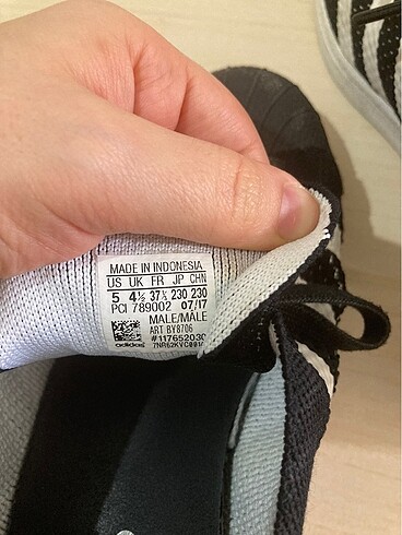 37,5 Beden Adidas Süperstar