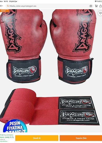 Eskitme görünümlü 10 oz Dragon boks Eldiveni - Görsel 5