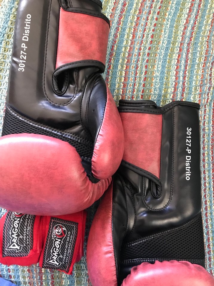 Eskitme görünümlü 10 oz Dragon boks Eldiveni - Görsel 2