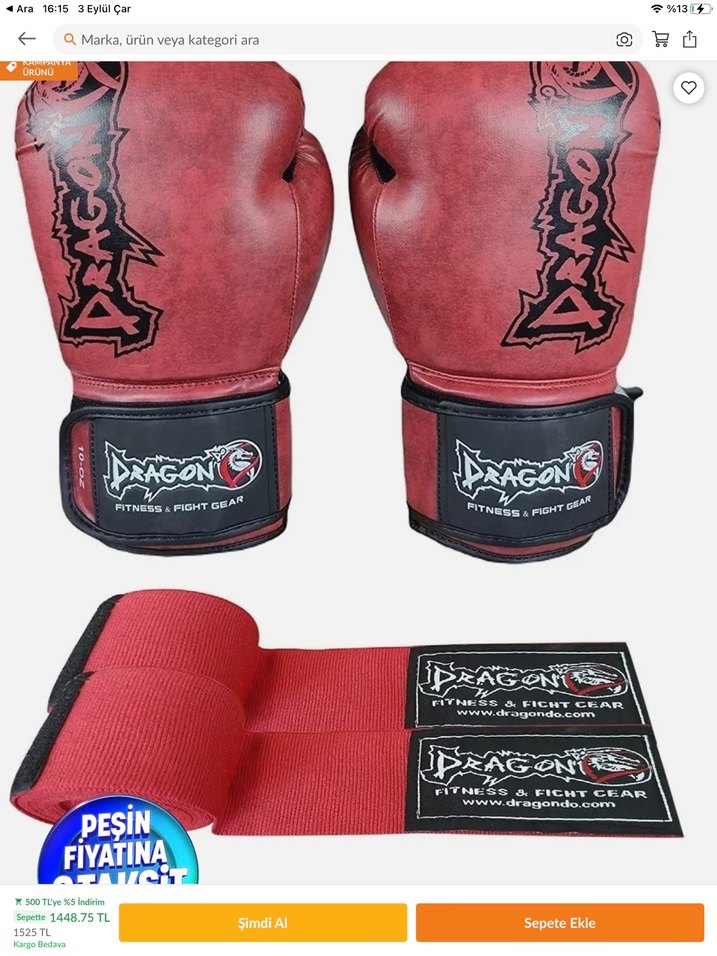 Eskitme görünümlü 10 oz Dragon boks Eldiveni - Görsel 5