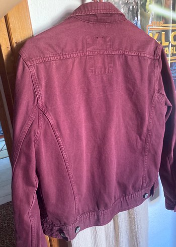 Bordo jack & jones Kadın Denim Ceket - Görsel 4