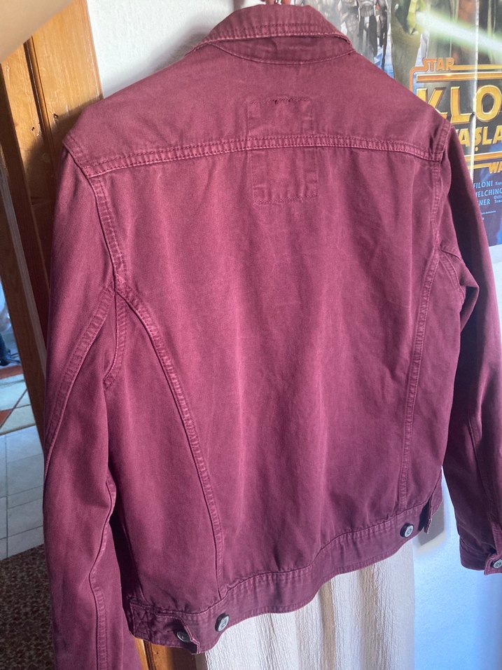 Bordo jack & jones Kadın Denim Ceket - Görsel 4