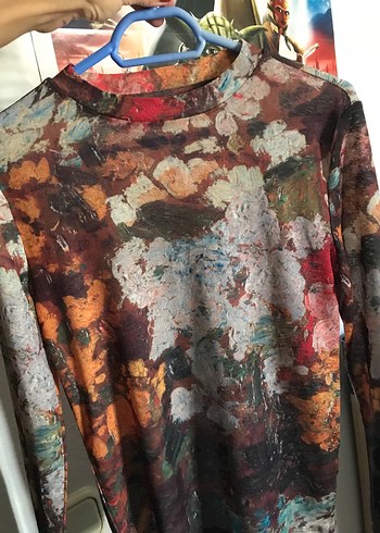 m Beden Asos Topshop bohem tül bluz