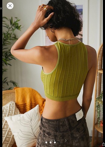Urban Outfitters Urban outfitters bağcıklı spor crop top üst