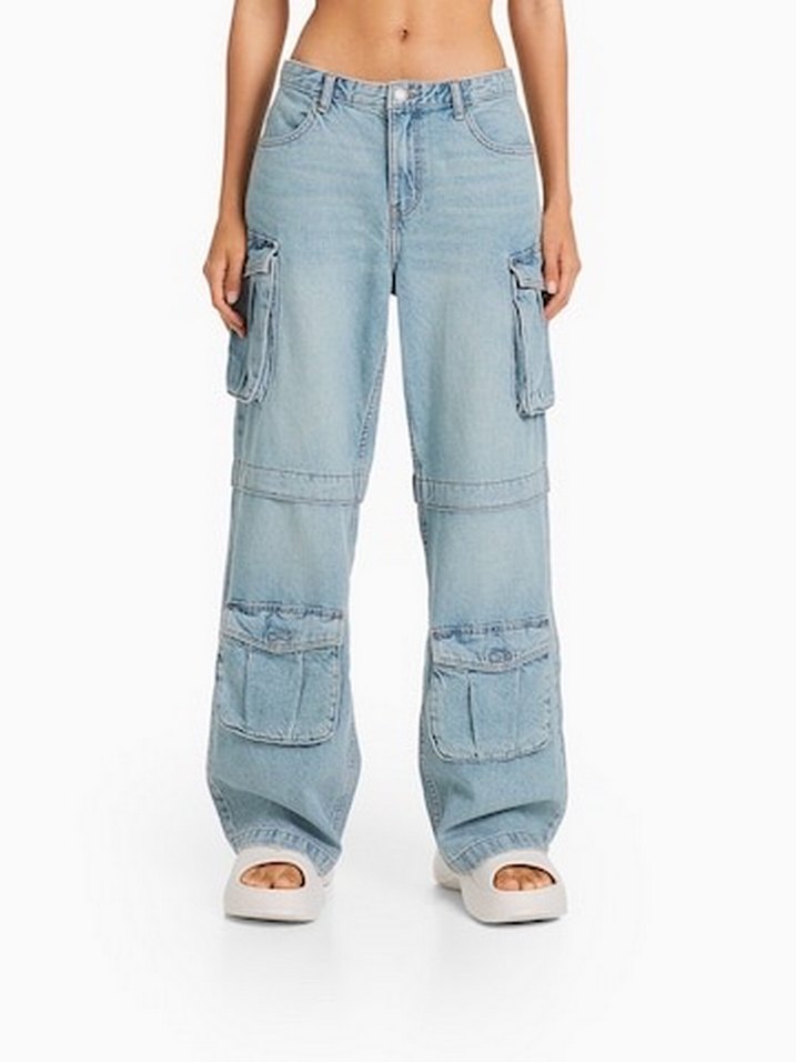Bershka Kargo pantolon Jean - Görsel 2