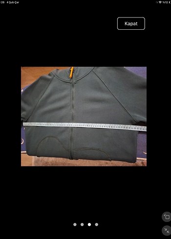 Kaft Kapüşonlu Fermuarlı Erkek Sweatshirt - Görsel 5