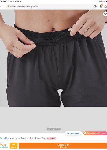 Kalenji koşu Eşofman Altı, suya dayanıklı - Görsel 3