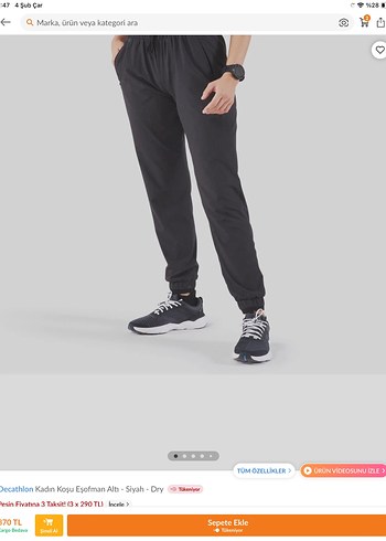 Kalenji koşu Eşofman Altı, suya dayanıklı - Görsel 4