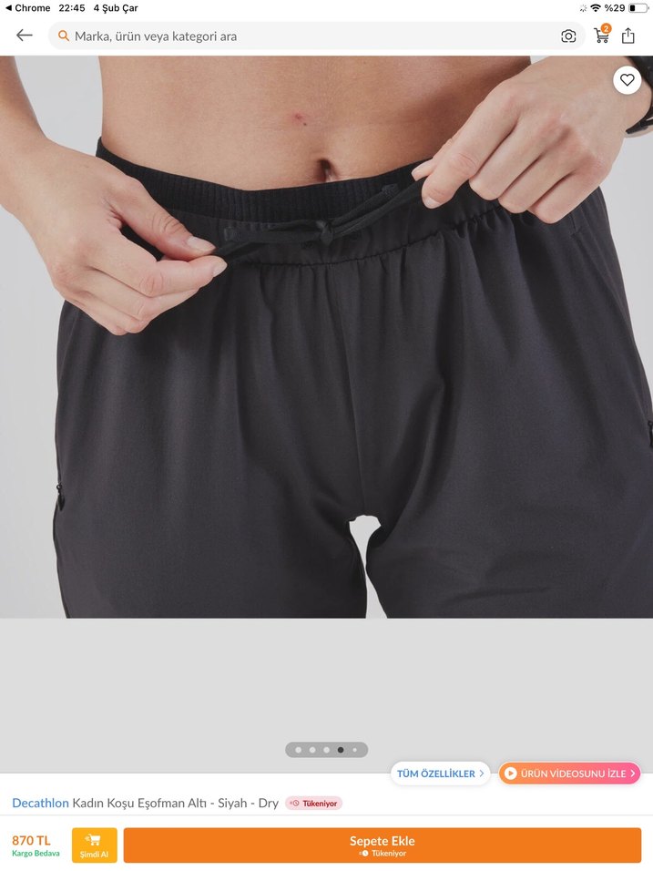 Kalenji koşu Eşofman Altı, suya dayanıklı - Görsel 3