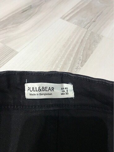 Pull and Bear Siyah kot pantolon