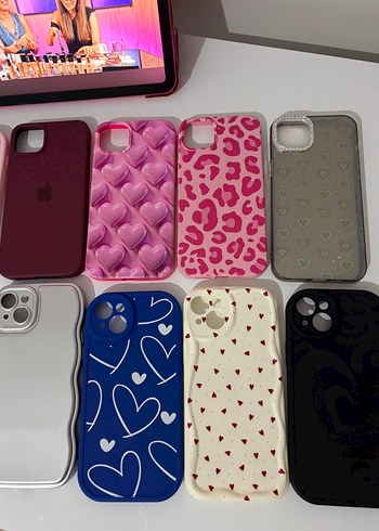 Parlak Pop Kültürü Desenli Çok Renkli Telefon Kılıfları