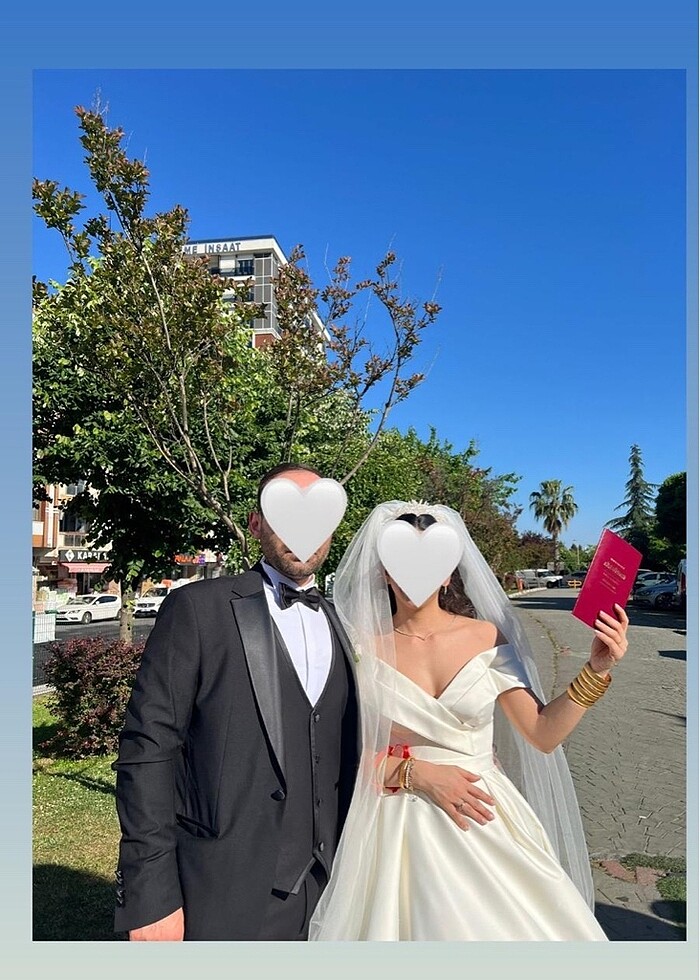 Göğüs dekolteli gelinlik - Görsel 5