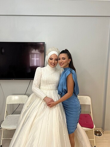 Kısa abiye elbise - Görsel 8