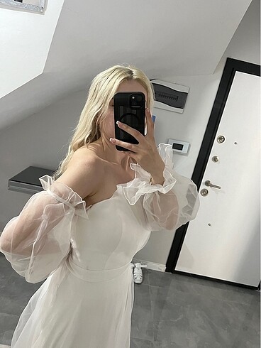 42 Beden Gelinlik nikah elbisesi çekim elbisesi