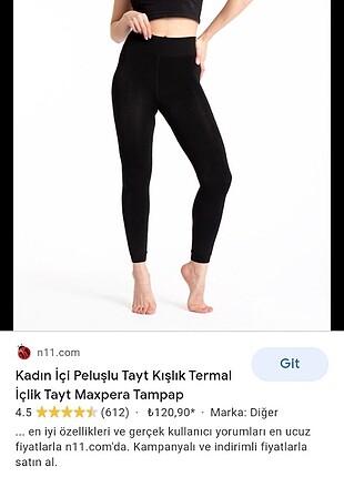 İçi peluş termal tayt 