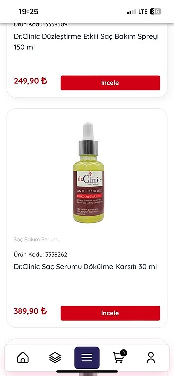 Dökülme karşıtı saç serumu