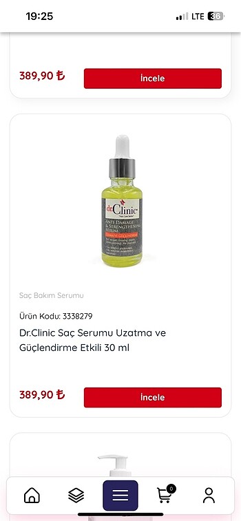 Uzatma ve güçlendirme etkili saç serumu