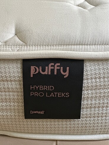  Beden beyaz Renk PUFFY HYBRID PRO LATEKS YATAŞ YATAK