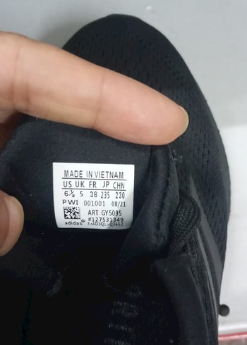 Siyah bayan Spor Ayakkabısı Bağcıklı - Görsel 2