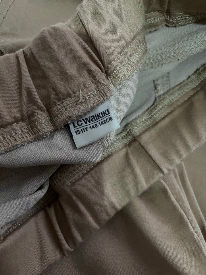 Bej erkek Kumaş Pantolon - Görsel 3